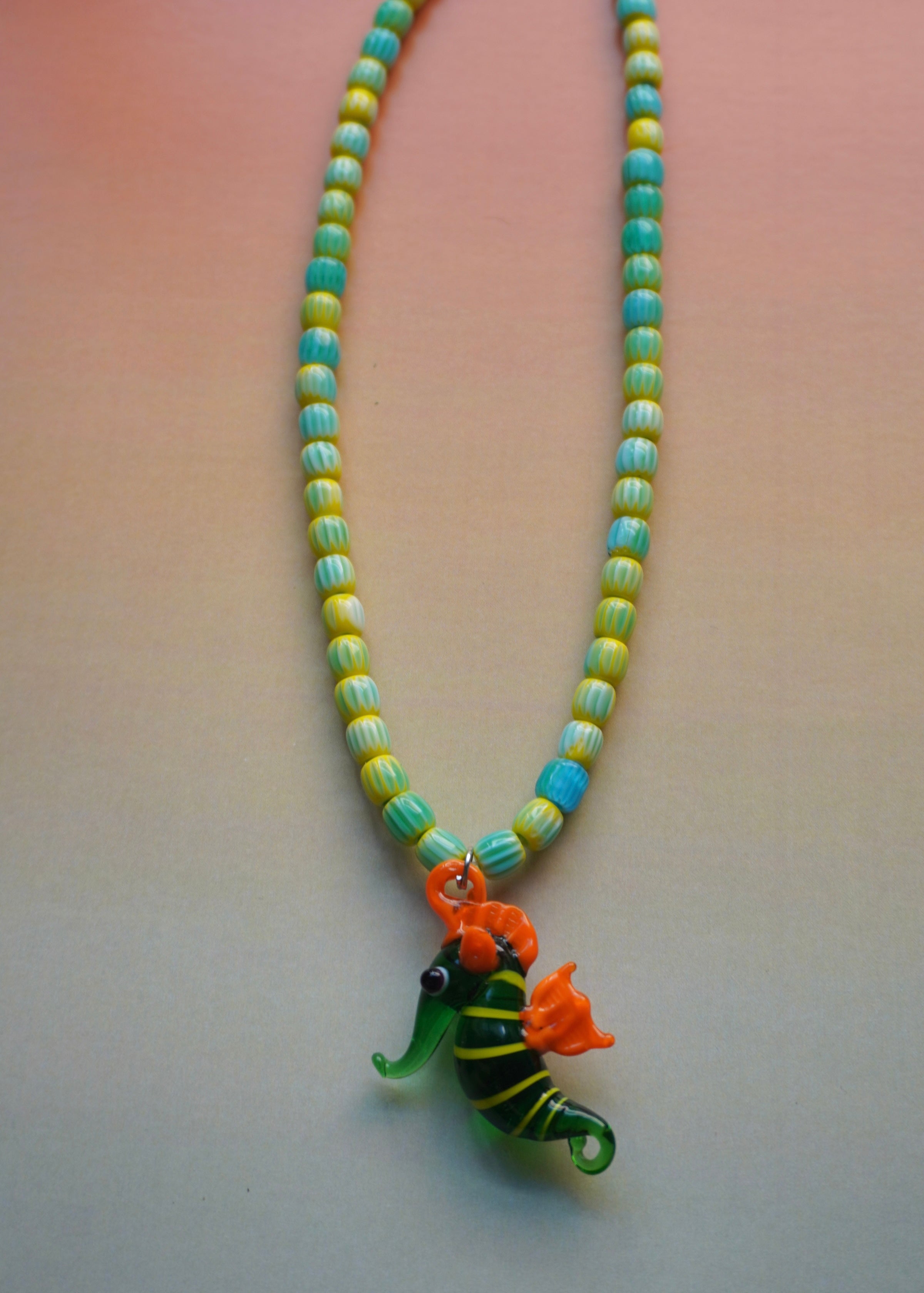Collar seahorse combinado